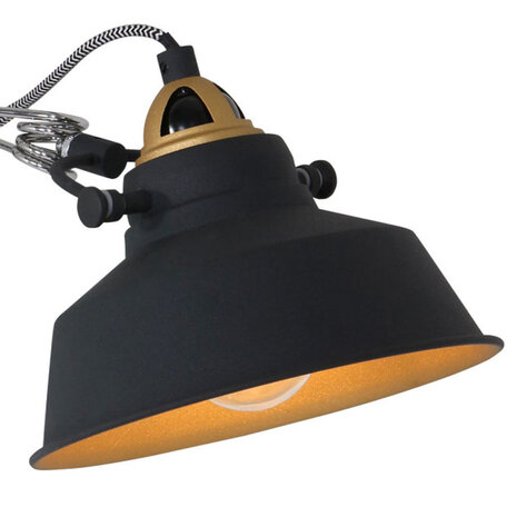 Mexlite Wandlamp nove zwart Mexlite Wandlamp nove zwart