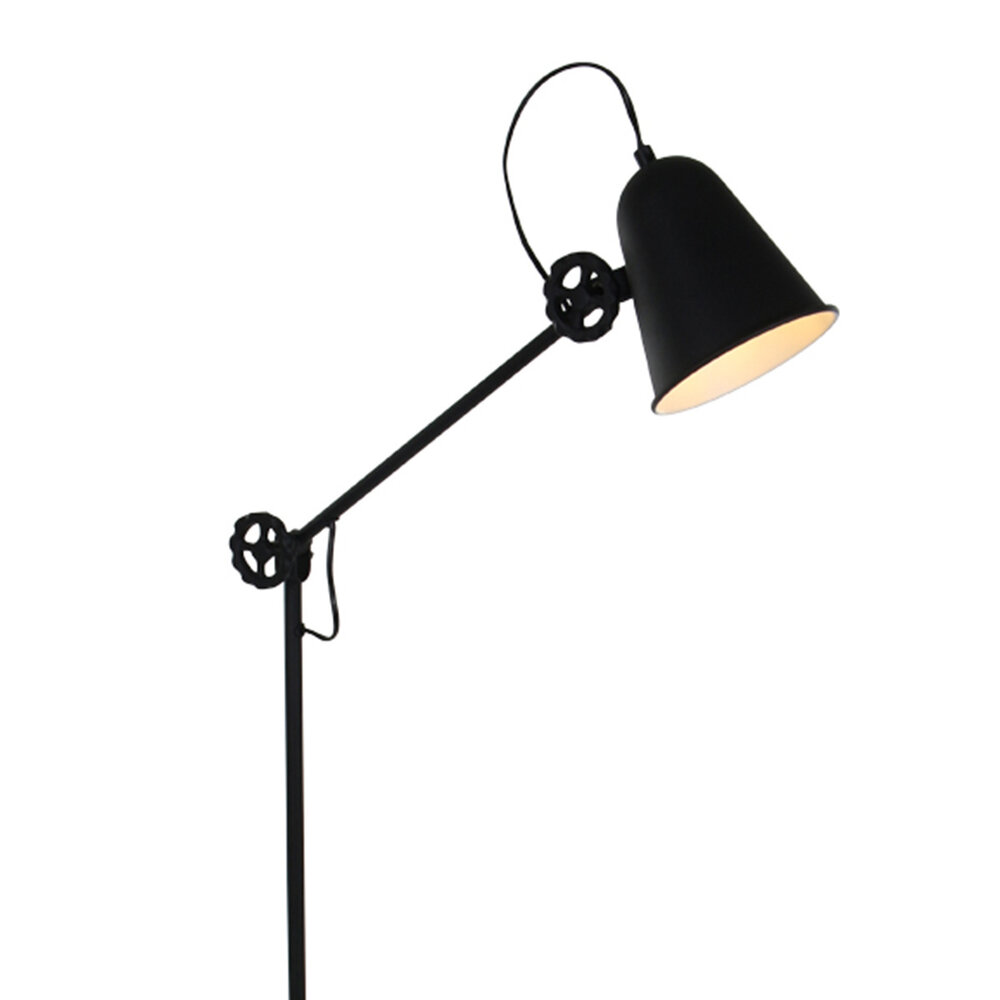 Anne Light & home Vloerlamp dolphin zwart Anne Light & home Vloerlamp dolphin zwart