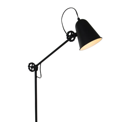 Anne Light & home Vloerlamp dolphin zwart Anne Light & home Vloerlamp dolphin zwart