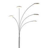 Mexlite Vloerlamp synna LED staal Mexlite Vloerlamp synna LED staal
