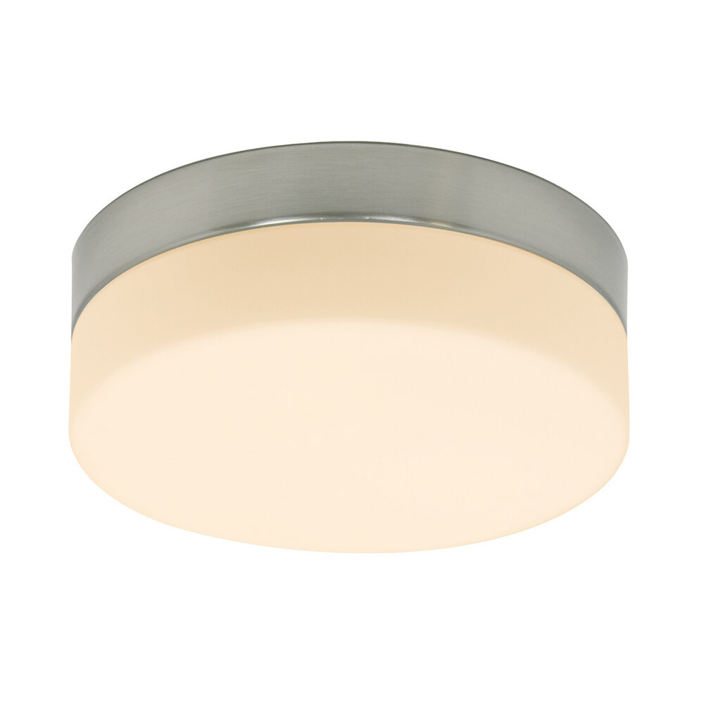 Steinhauer Plafondlamp ceiling and wall IP44 LED 1363st staal Steinhauer Plafondlamp ceiling and wall IP44 LED 1363st staal
