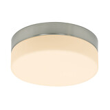 Steinhauer Plafondlamp ceiling and wall IP44 LED 1363st staal Steinhauer Plafondlamp ceiling and wall IP44 LED 1363st staal