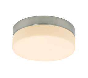 Steinhauer Plafondlamp ceiling and wall IP44 LED 1363st staal Steinhauer Plafondlamp ceiling and wall IP44 LED 1363st staal