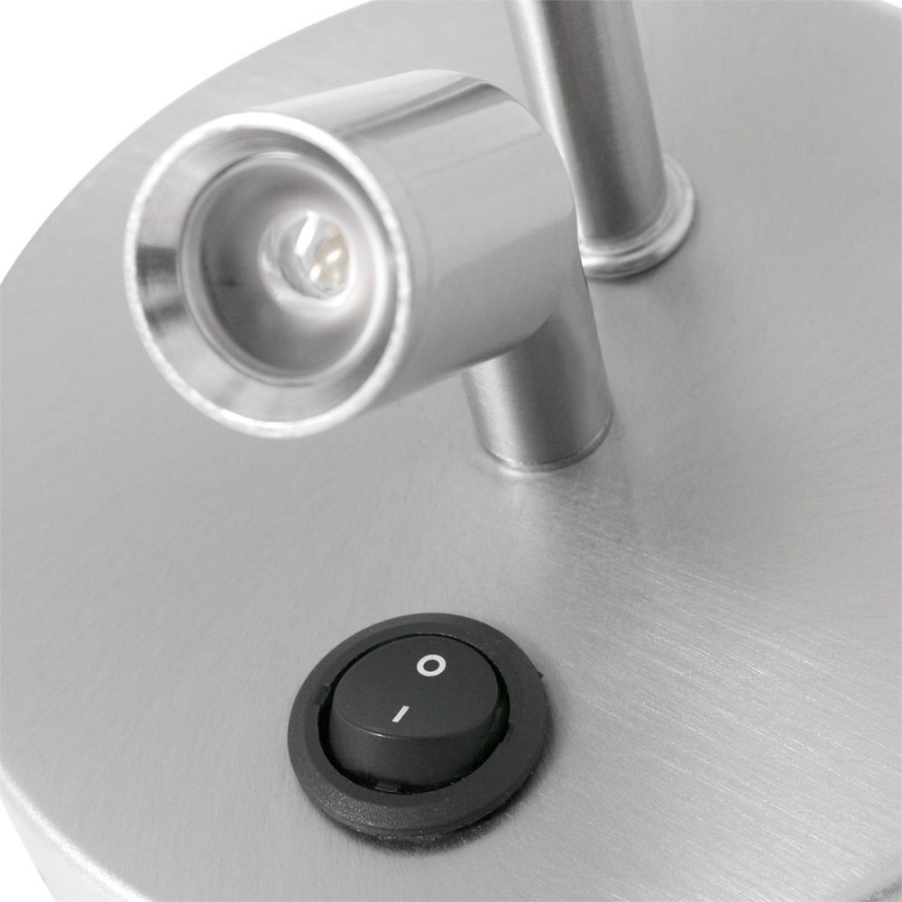 Mexlite Wandlamp noor 1562st staal Mexlite Wandlamp noor 1562st staal