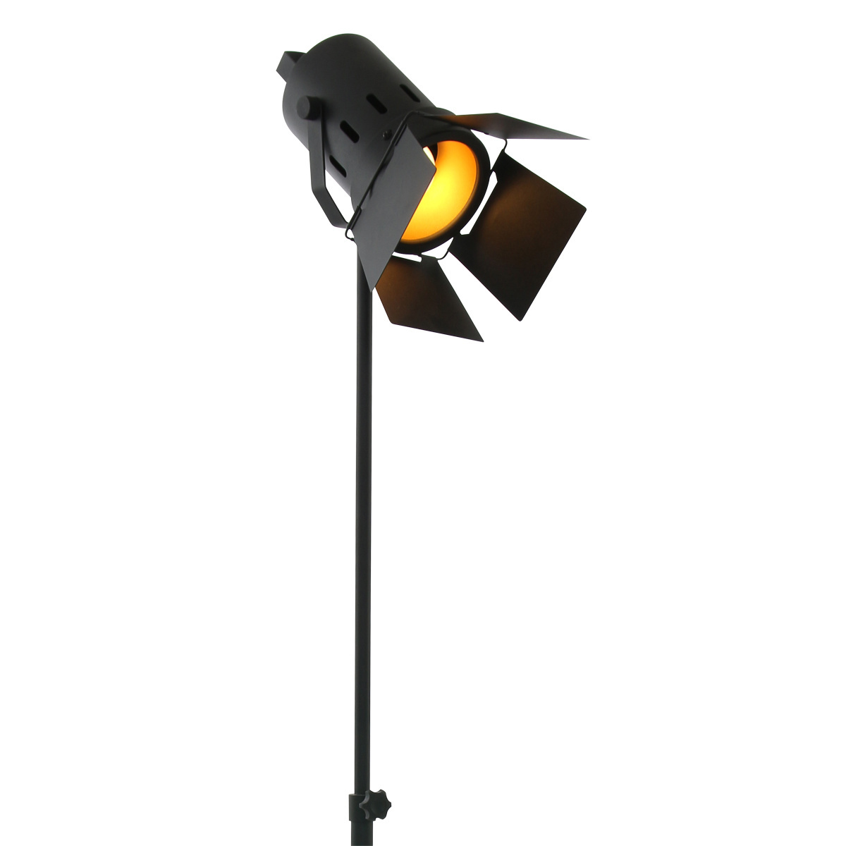 Mexlite Vloerlamp mexlite carre 1577zw zwart