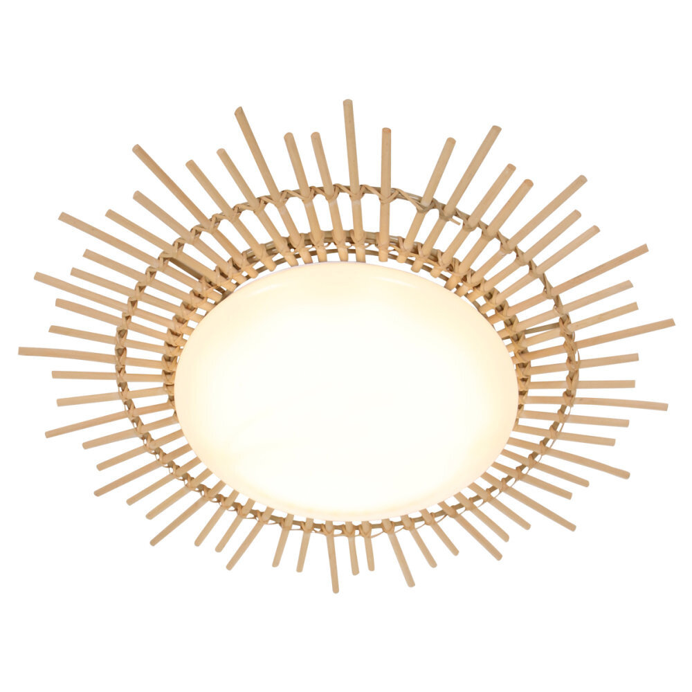 Anne Light & home Plafondlamp Aura Ø 50 Bamboe - wit Anne Light & home Plafondlamp Aura Ø 50 Bamboe - wit