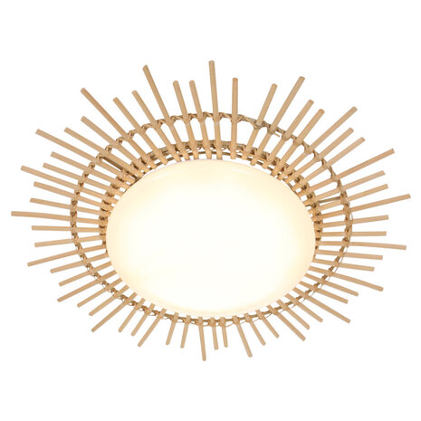 Plafondlamp babykamer ibiza touw wit