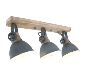 Mexlite Spot gearwood 2133 grijs Mexlite Spot gearwood 2133 grijs