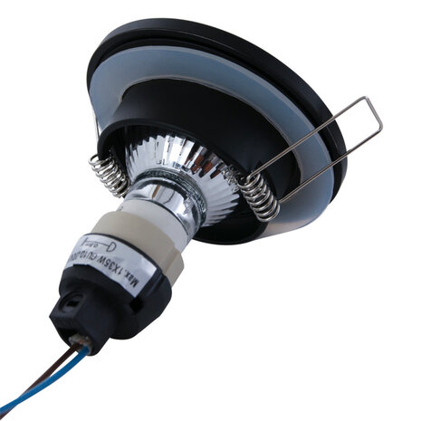 Steinhauer Inbouwspot pelite 2844zw zwart Steinhauer Inbouwspot pelite 2844zw zwart