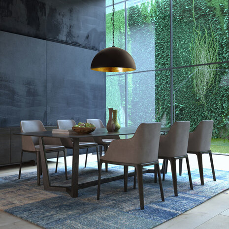 Steinhauer Hanglamp semicirkel 2555zw zwart Steinhauer Hanglamp semicirkel 2555zw zwart