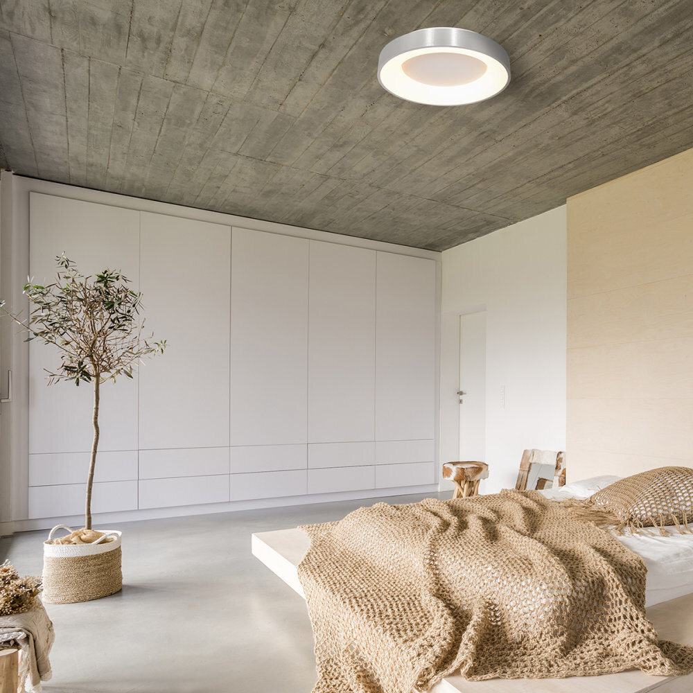 Steinhauer Plafondlamp Ringlede Ø 38 cm 2562 zilver Steinhauer Plafondlamp Ringlede Ø 38 cm 2562 zilver