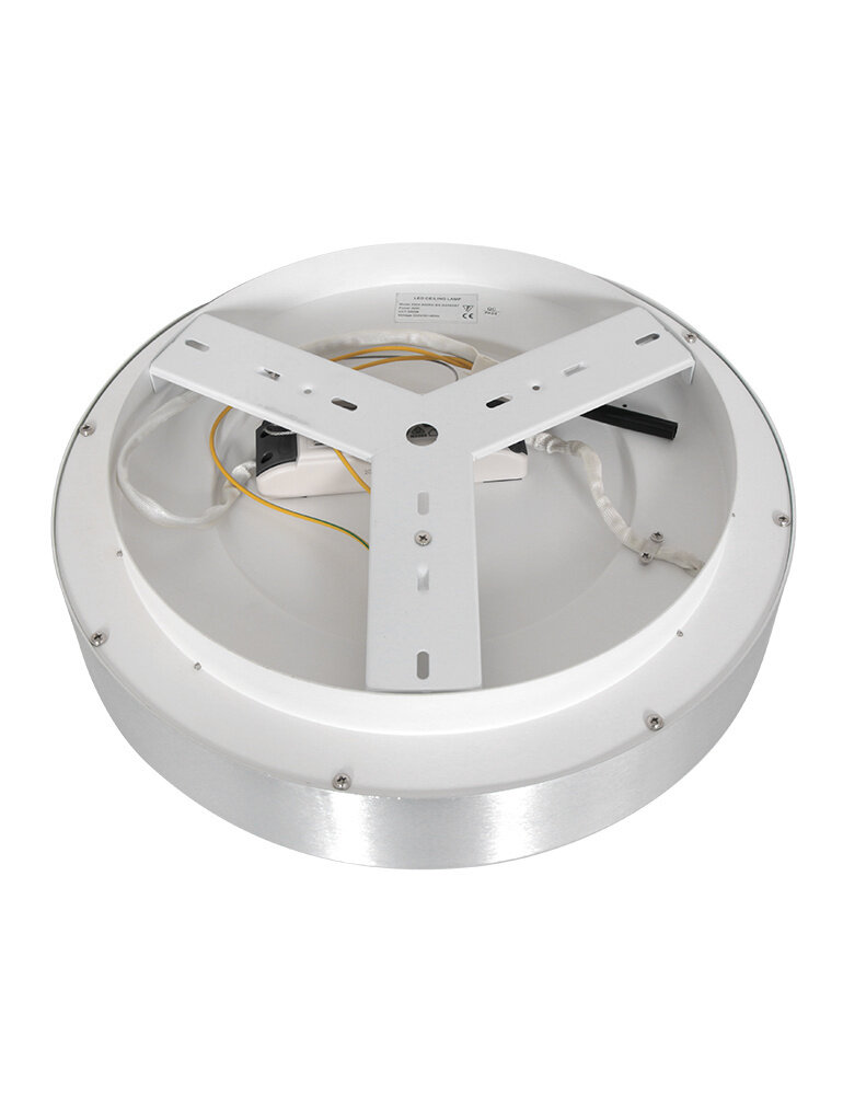 Steinhauer Plafondlamp Ringlede Ø 48 cm 2563 zilver