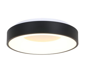 Steinhauer Plafondlamp Ringlede Ø 48 cm 2563 zwart Steinhauer Plafondlamp Ringlede Ø 48 cm 2563 zwart