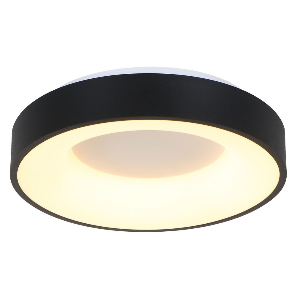 Steinhauer Plafondlamp Ringlede Ø 48 cm 2563 zwart Steinhauer Plafondlamp Ringlede Ø 48 cm 2563 zwart