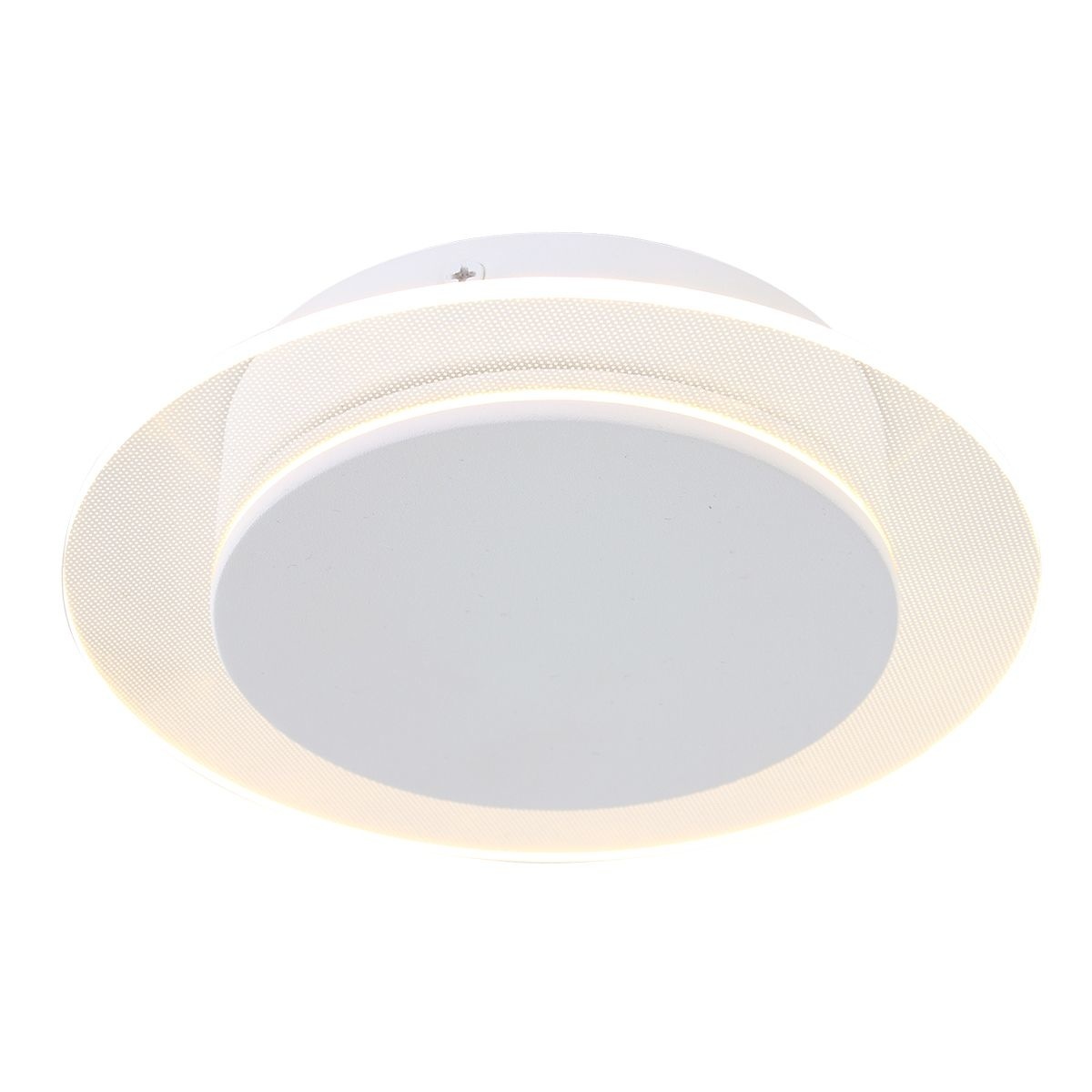 Steinhauer Plafondlamp Lido Ø 17 cm wit