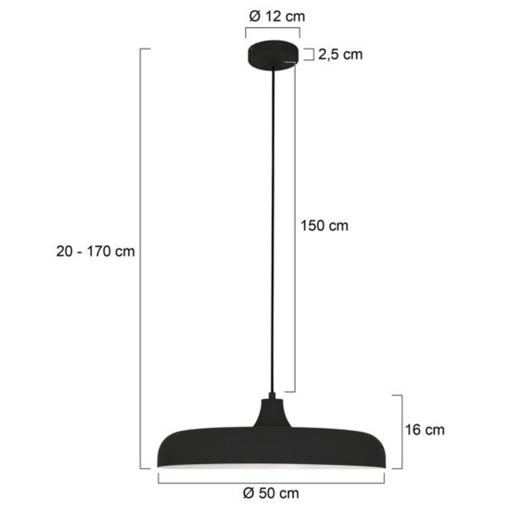Steinhauer Hanglamp krisip 2677zw zwart Steinhauer Hanglamp krisip 2677zw zwart