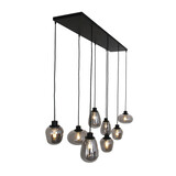 Steinhauer Hanglamp reflexion L 145 cm B 25 cm 2680 zwart Steinhauer Hanglamp reflexion L 145 cm B 25 cm 2680 zwart