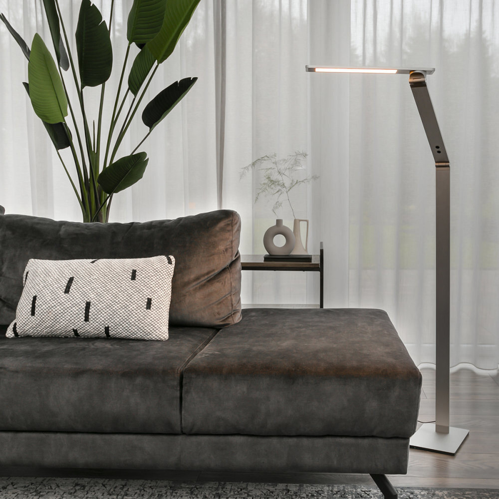 Steinhauer Vloerlamp serenade LED 2685st staal Steinhauer Vloerlamp serenade LED 2685st staal