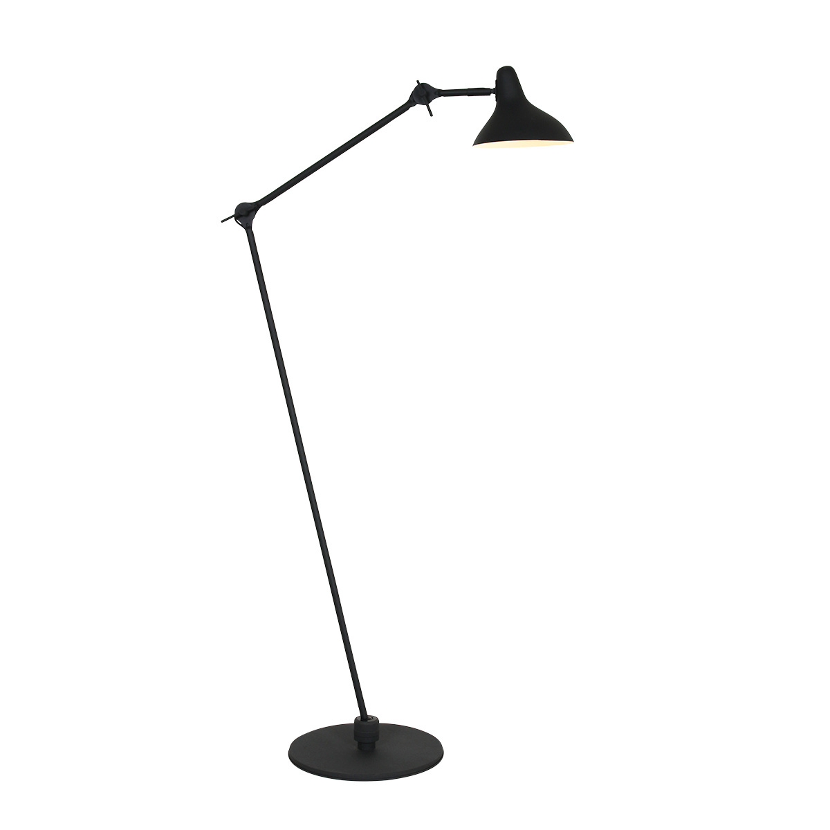 Steinhauer Zwarte leeslamp Kasket 2691ZW