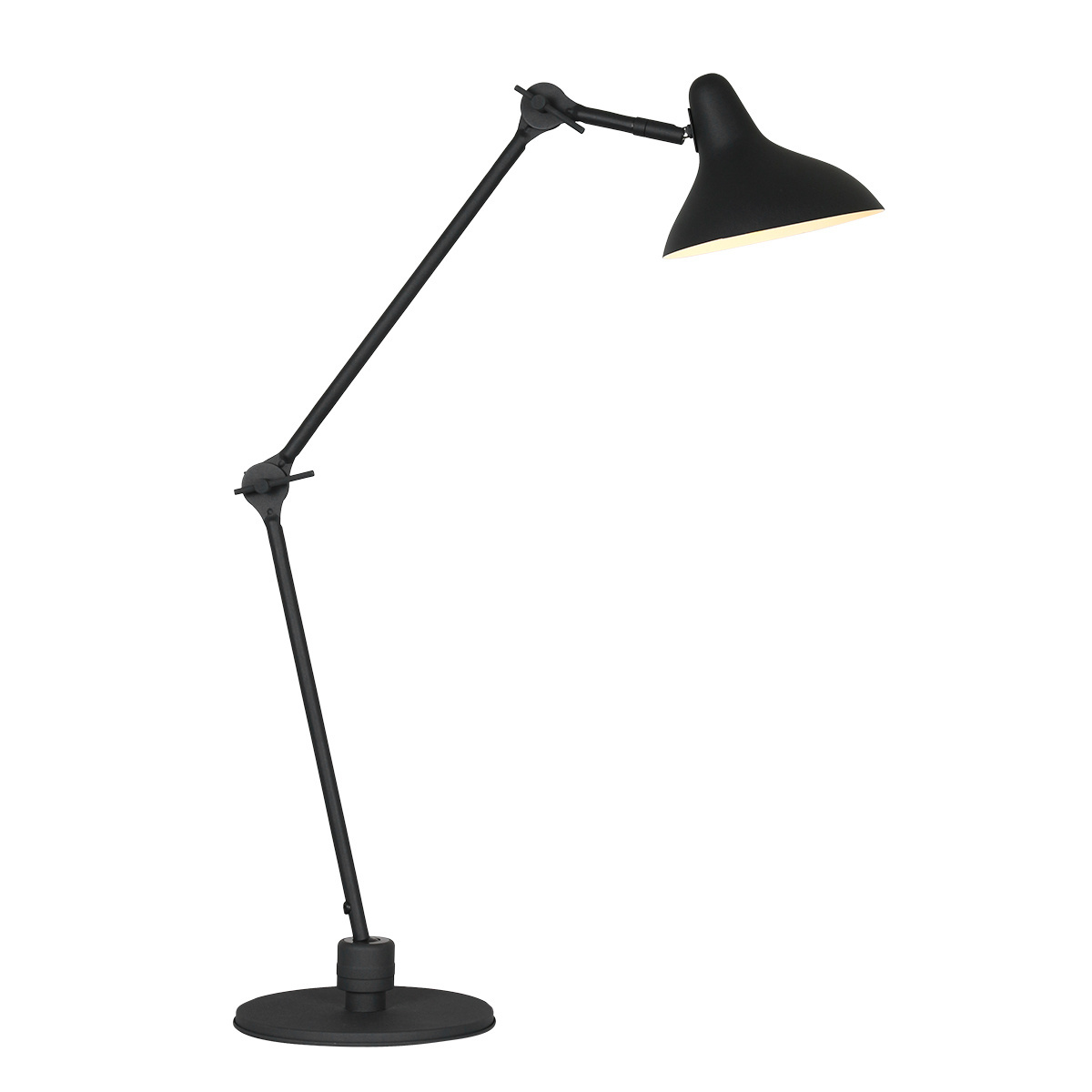 Steinhauer Zwarte leeslamp Kasket 2692ZW