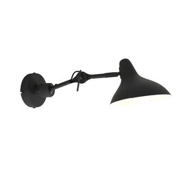 Anne Light & home Wandlamp anne kasket 2693zw zwart Anne Light & home Wandlamp anne kasket 2693zw zwart