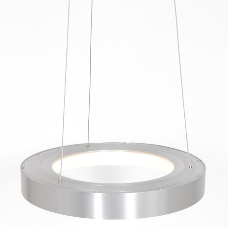 Steinhauer Hanglamp Ringlede Ø 48 cm 2695 zilver Steinhauer Hanglamp Ringlede Ø 48 cm 2695 zilver