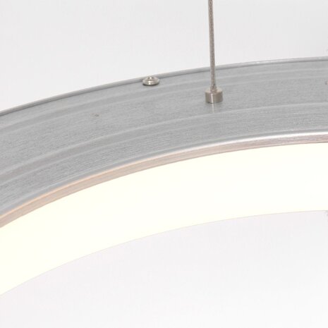Steinhauer Hanglamp Ringlede Ø 48 cm 2695 zilver Steinhauer Hanglamp Ringlede Ø 48 cm 2695 zilver