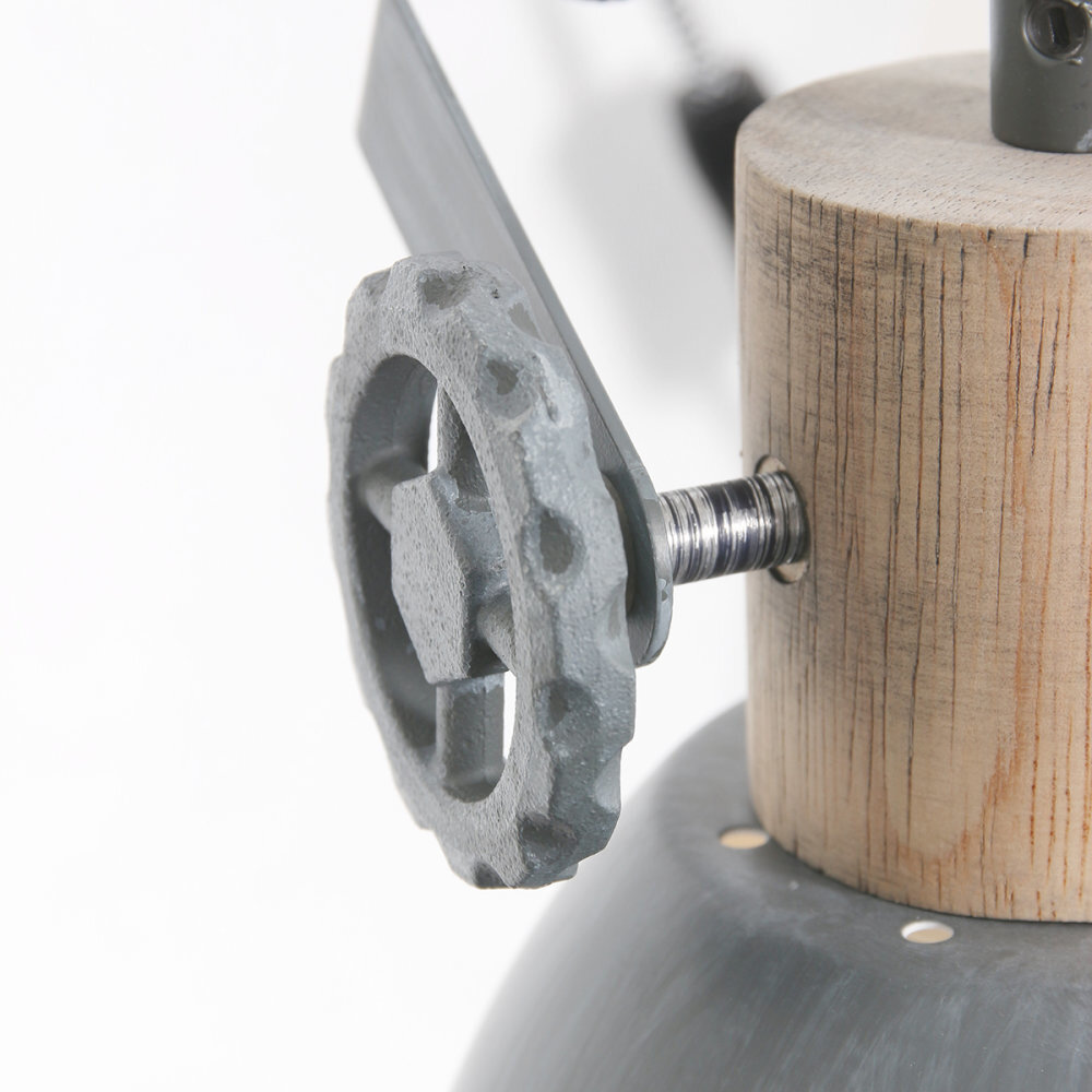 Mexlite Spot gearwood 2752gr grijs Mexlite Spot gearwood 2752gr grijs