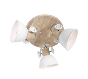 Mexlite Spot gearwood 3063w wit Mexlite Spot gearwood 3063w wit