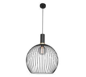 Mexlite Hanglamp aureole 3068zw zwart Mexlite Hanglamp aureole 3068zw zwart