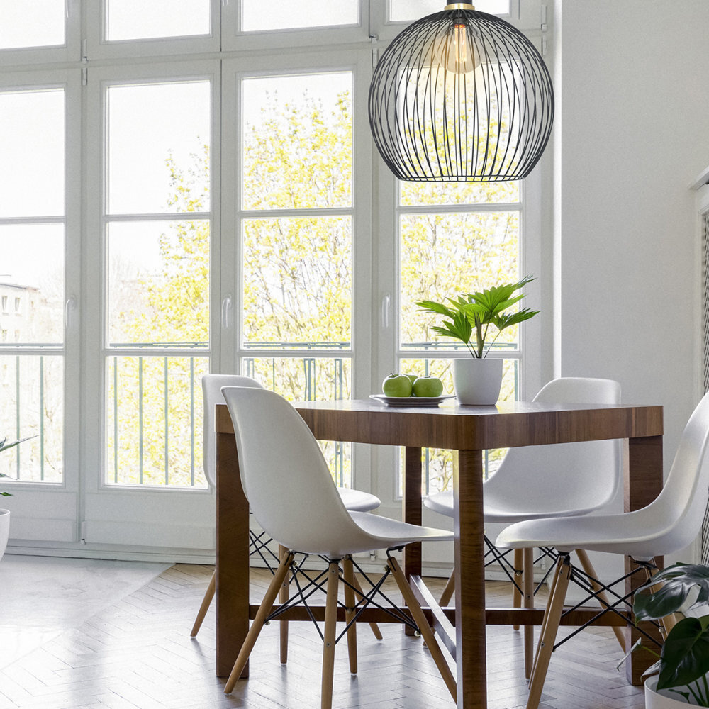 Mexlite Hanglamp aureole 3068zw zwart Mexlite Hanglamp aureole 3068zw zwart