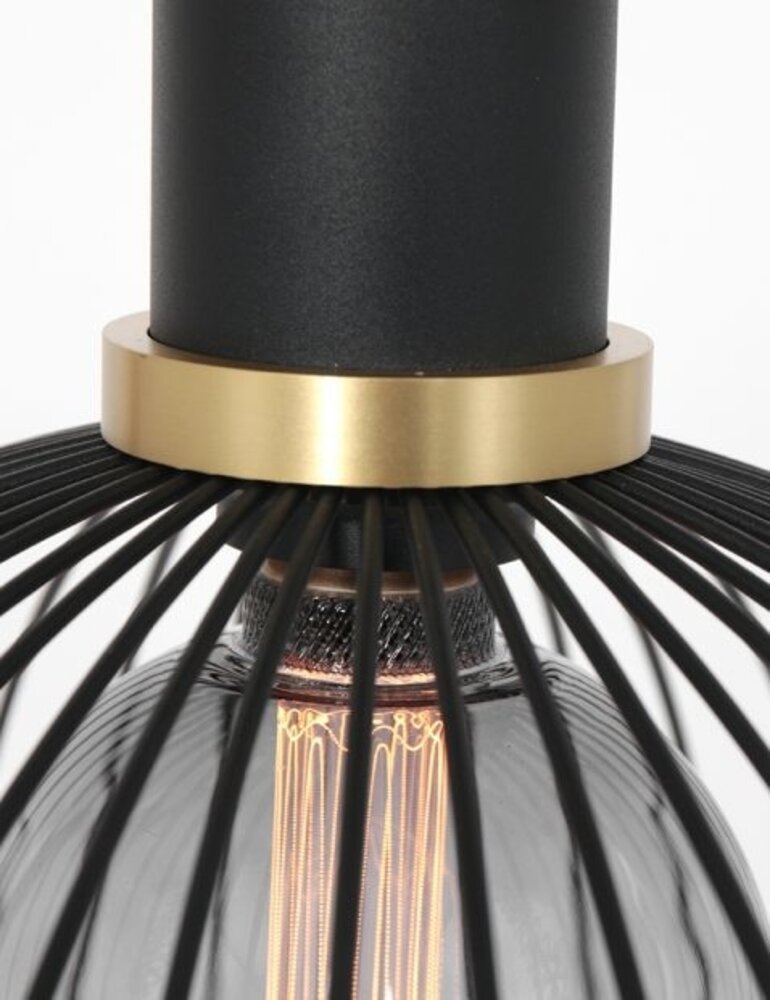 Mexlite Hanglamp aureole 3068zw zwart Mexlite Hanglamp aureole 3068zw zwart