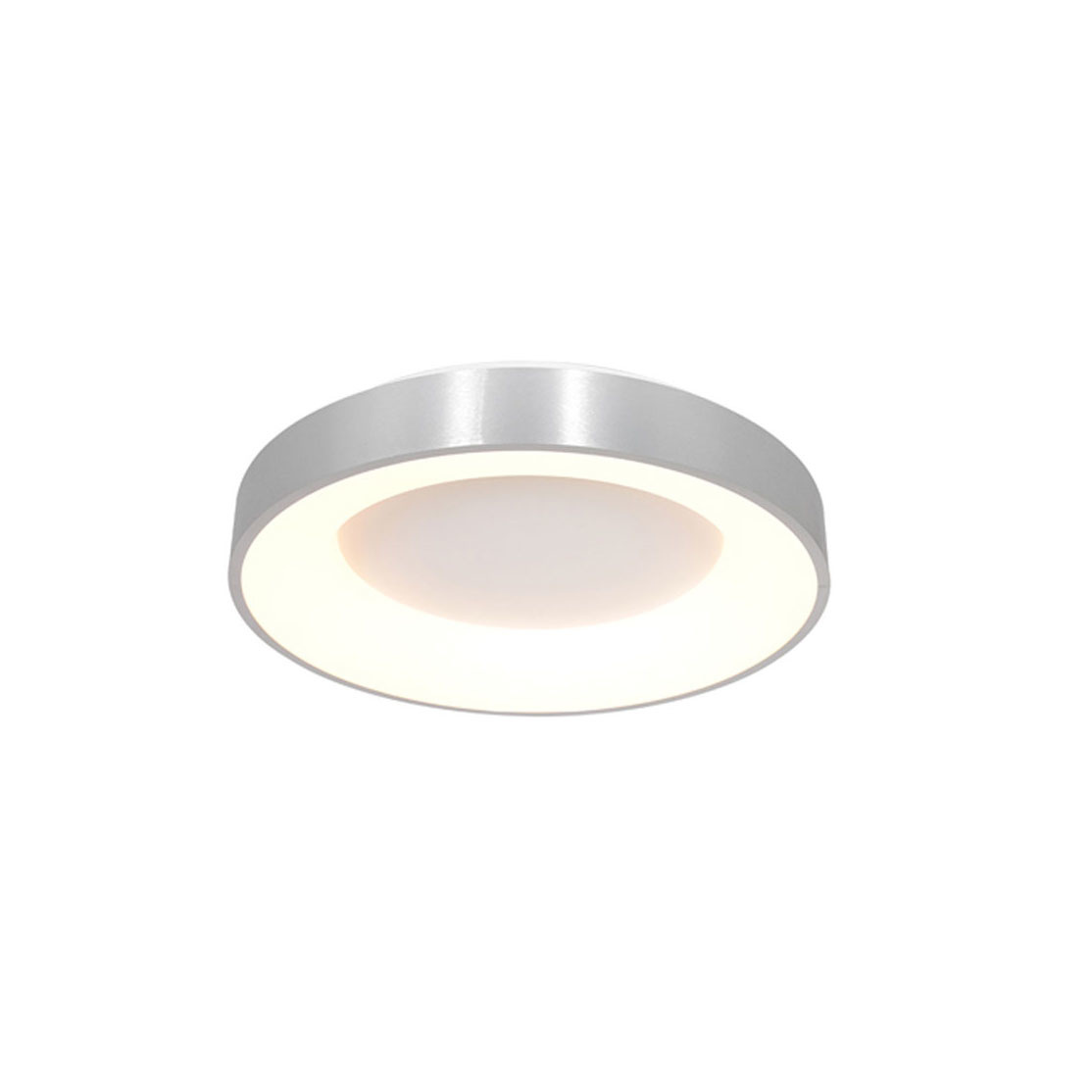 Steinhauer Plafondlamp Ringlede Ø 30 cm 3086 zilver