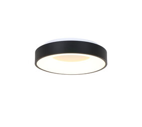 Steinhauer Plafondlamp Ringlede Ø 30 cm 3086 zwart Steinhauer Plafondlamp Ringlede Ø 30 cm 3086 zwart