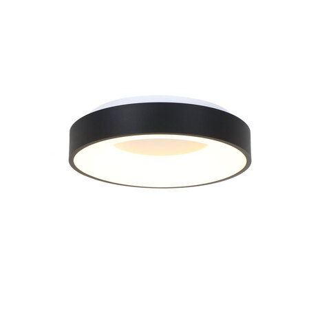 Steinhauer Plafondlamp Ringlede Ø 30 cm 3086 zwart Steinhauer Plafondlamp Ringlede Ø 30 cm 3086 zwart