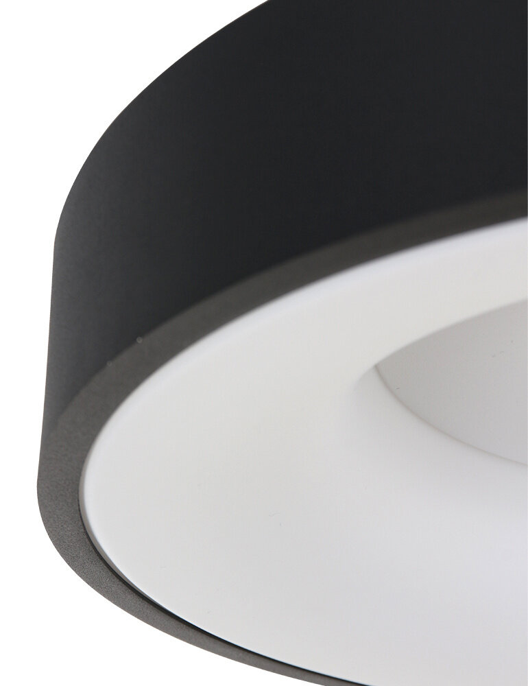 Steinhauer Plafondlamp Ringlede Ø 30 cm 3086 zwart Steinhauer Plafondlamp Ringlede Ø 30 cm 3086 zwart