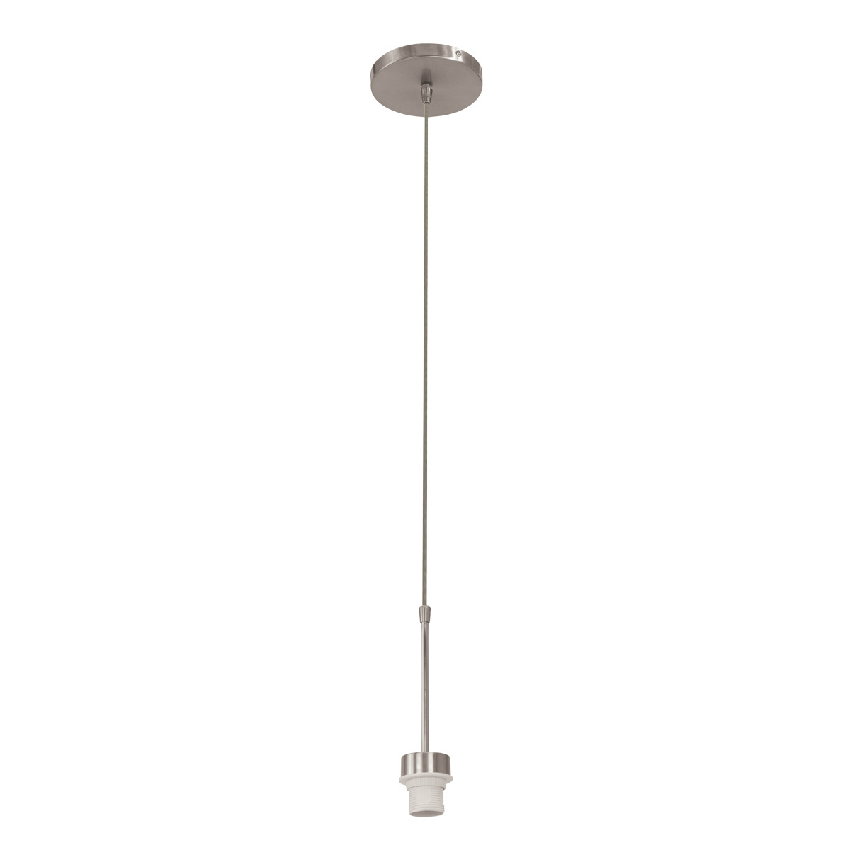 Lightning Moderne Hanglamp 1-l. Zilver