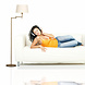Mexlite Vloerlamp bella 5894 brons Mexlite Vloerlamp bella 5894 brons