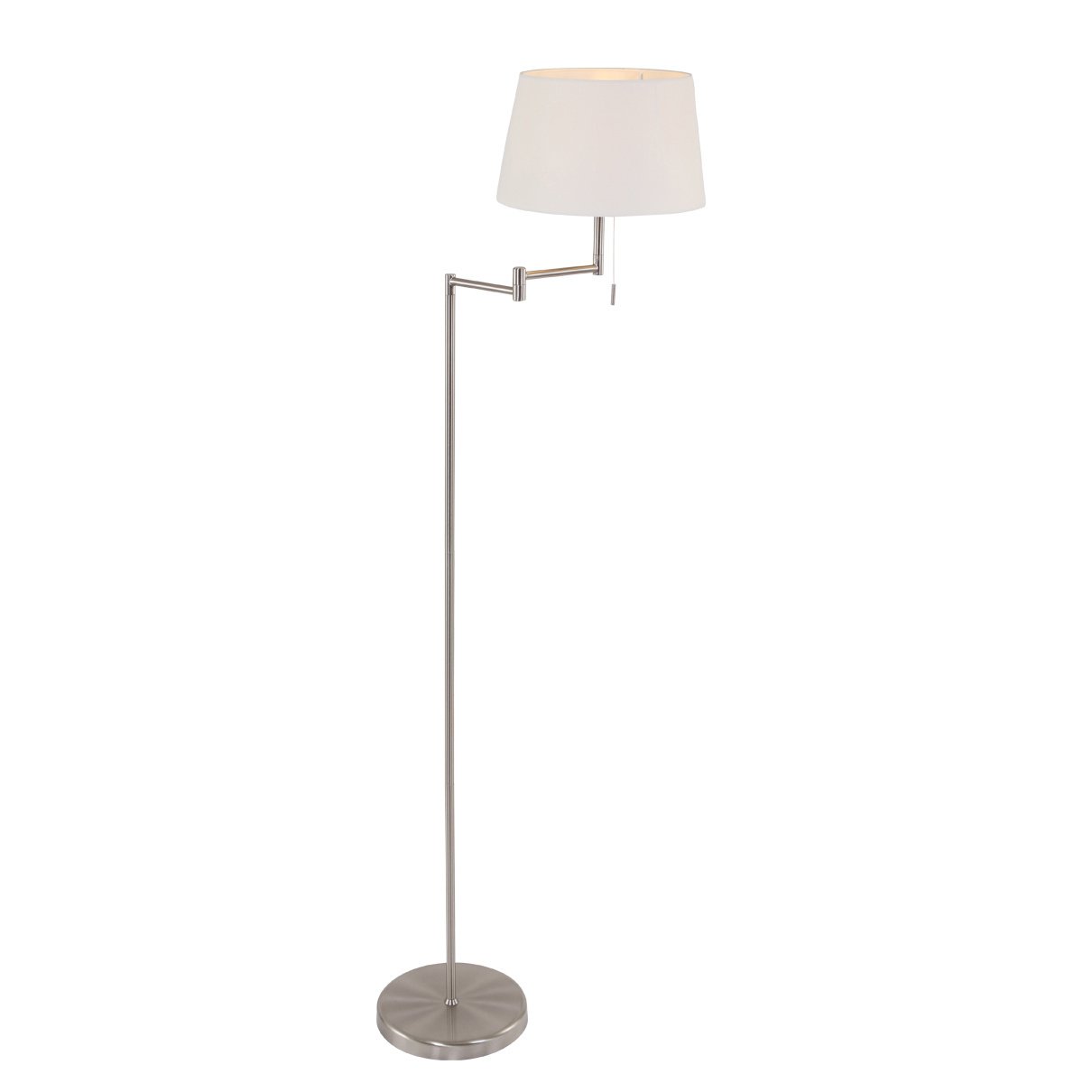 Mexlite Vloerlamp mexlite bella 5894st staal