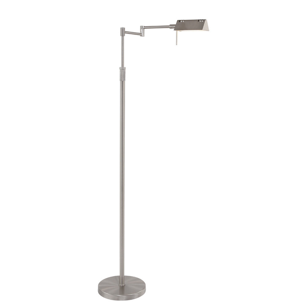 Mexlite Vloerlamp karl 5895 staal Mexlite Vloerlamp karl 5895 staal