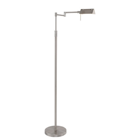 Mexlite Vloerlamp karl 5895 staal Mexlite Vloerlamp karl 5895 staal