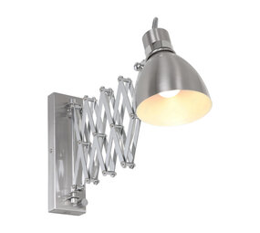 Steinhauer Wandlamp spring 6290 staal Steinhauer Wandlamp spring 6290 staal
