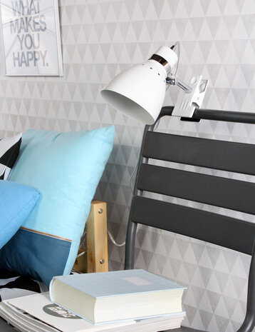 Steinhauer Spot klemspot spring 6827 wit Steinhauer Spot klemspot spring 6827 wit