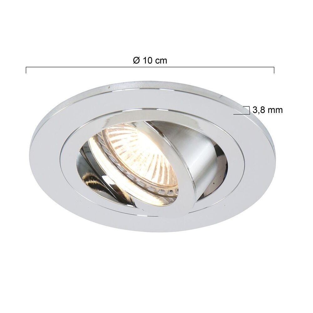 Steinhauer Inbouwspot 7304ch chroom Steinhauer Inbouwspot 7304ch chroom