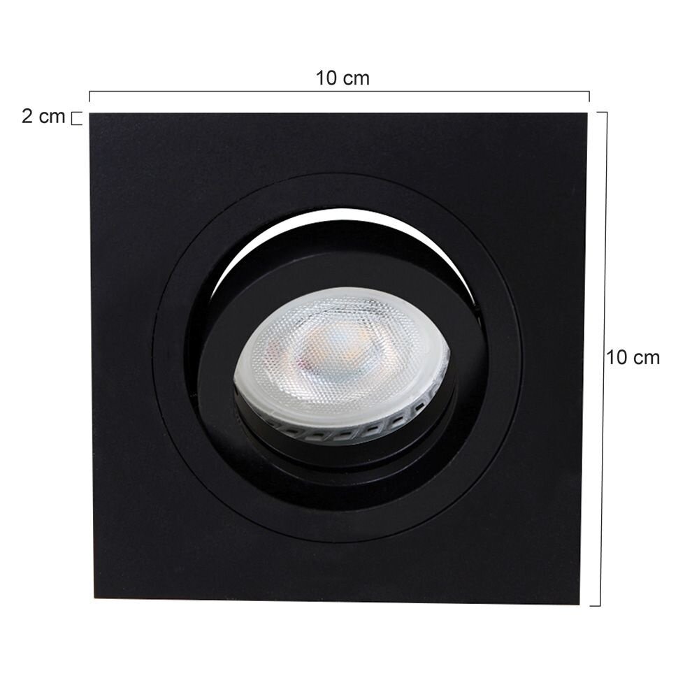 Steinhauer Inbouwspot 7305 zwart Steinhauer Inbouwspot 7305 zwart