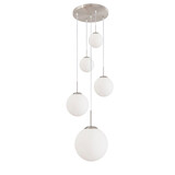 Steinhauer Hanglamp bollique Ø 60 cm 7376 staal Steinhauer Hanglamp bollique Ø 60 cm 7376 staal