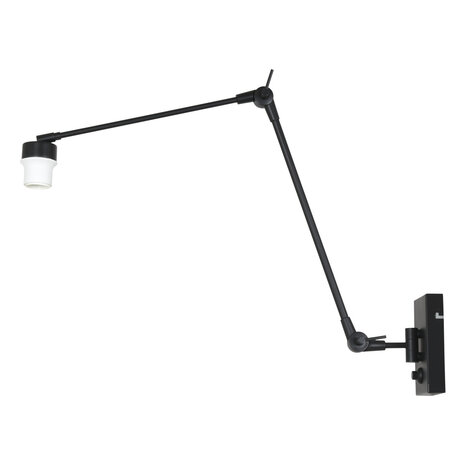 Steinhauer Wandlamp prestige chic 7396 zwart Steinhauer Wandlamp prestige chic 7396 zwart