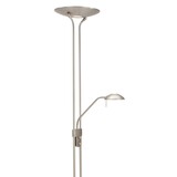 Mexlite Vloerlamp Biron H 180 cm DIM mat chroom Mexlite Vloerlamp Biron H 180 cm DIM mat chroom