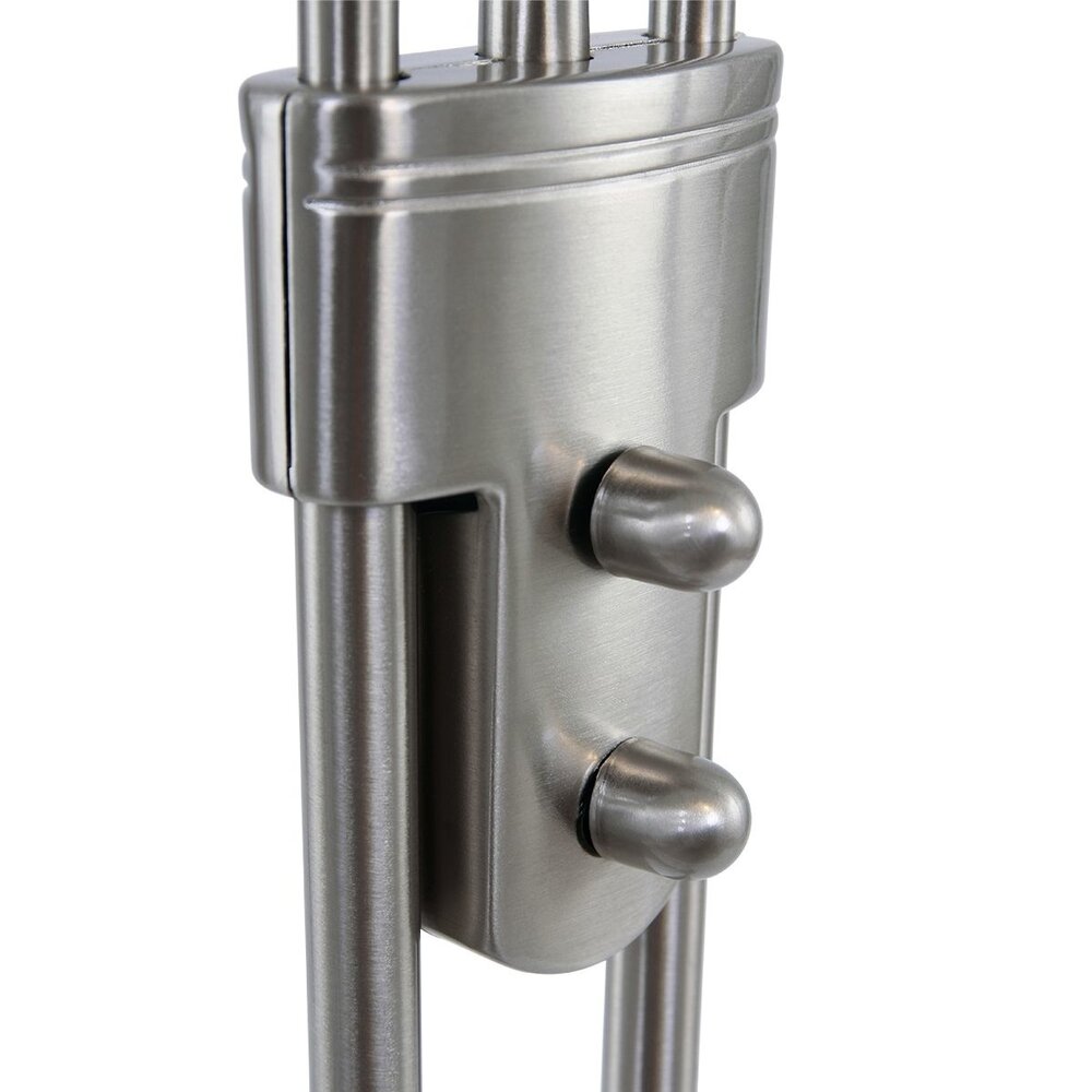 Mexlite Vloerlamp Biron H 180 cm DIM mat chroom Mexlite Vloerlamp Biron H 180 cm DIM mat chroom