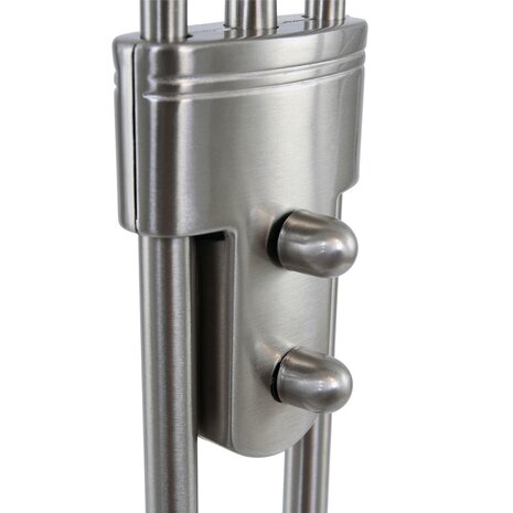 Mexlite Vloerlamp Biron H 180 cm DIM mat chroom Mexlite Vloerlamp Biron H 180 cm DIM mat chroom